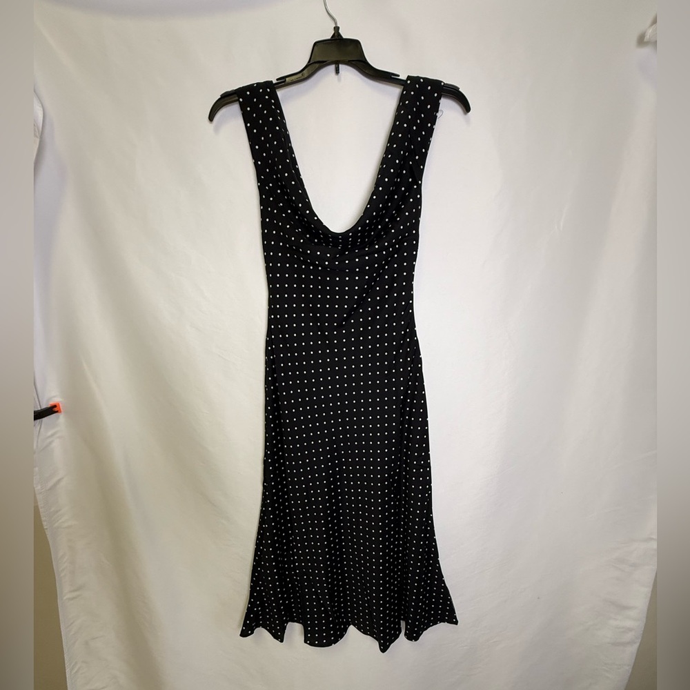 Peppermayo Role Model Maxi Dress black polka dot NWT sz 2 (US)